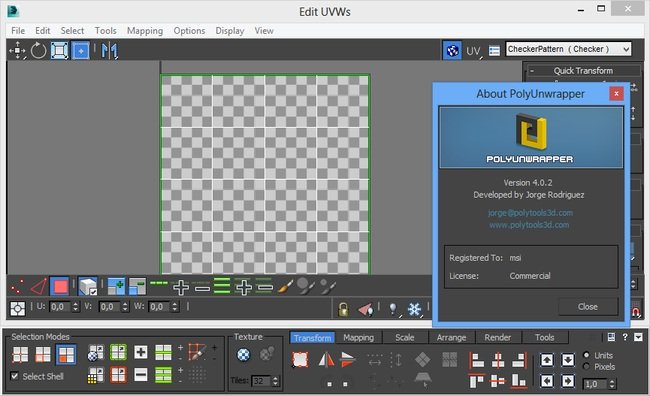 PolyUnwrapper v4.2.7 For 3ds Max 2010 – 2017