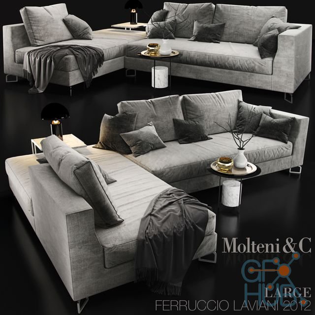 Large sofa Molteni & C