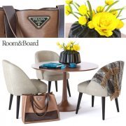 Furniture set Room & Board and accessories