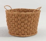 Basket in ethno-style