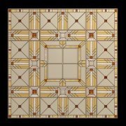Stained-glass ceiling Tiffany «Chevron 2»