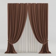 Milk chocolate curtains