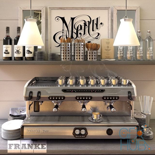 Set with coffee machine Franke T400 3