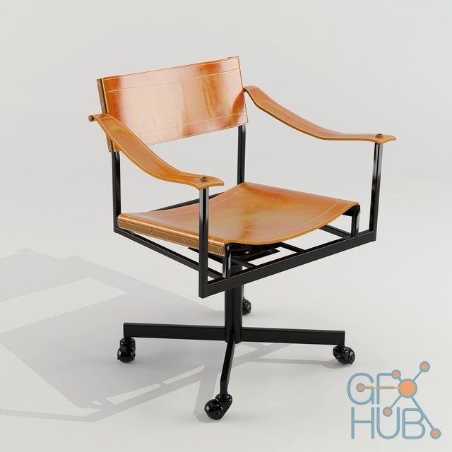 Mid-Century office chair by Atelier Viollet