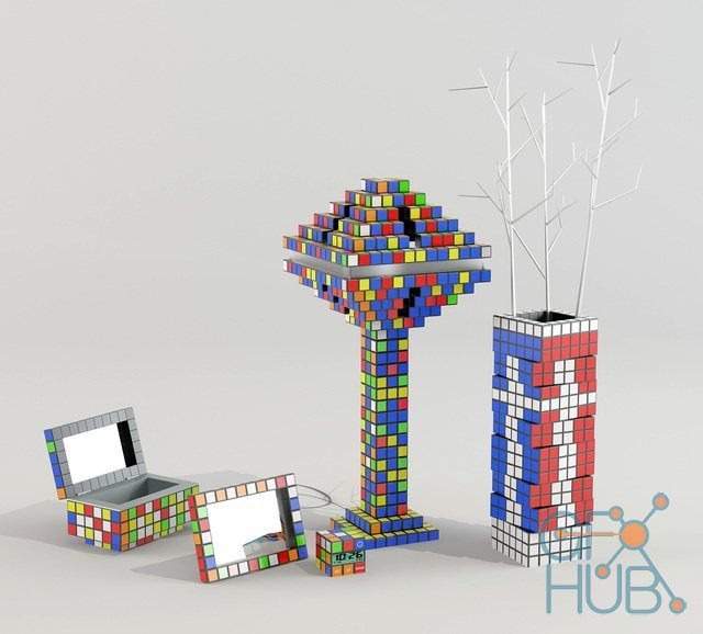Rubik's Cube decor