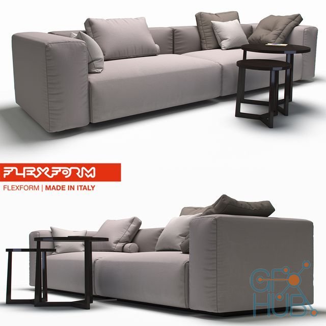 Sofa Lario 217B3 by Flexform