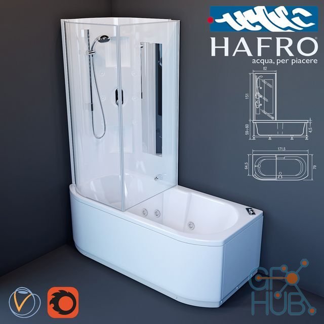 Bath Duo Box by Hafro