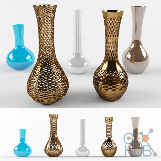 Vases with perforations