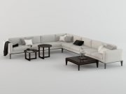Seven-seater corner sofa