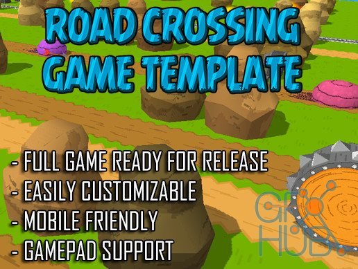 Unity Asset – Road Crossing Game Template v1.18