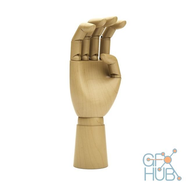 Decorative object Hay Wooden Hand