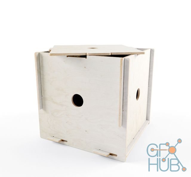 Toys box Kubi by Muna