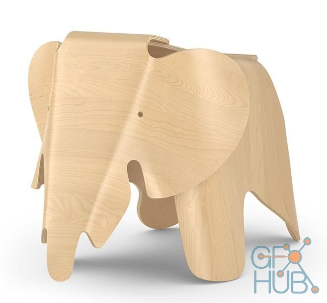 Plywood stool Vitra Eames Elephant
