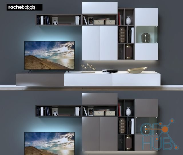 TV stand Logos by Roche Bobois