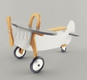 Wooden airplane toy