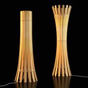 Floor lamps in eco-style