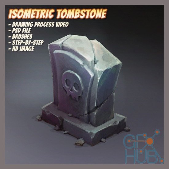 Gumroad – Isometric Tomb Stone