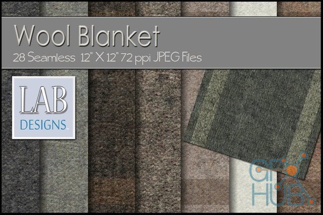 Creativemarket – 28 Seamless Wool Blanket Textures