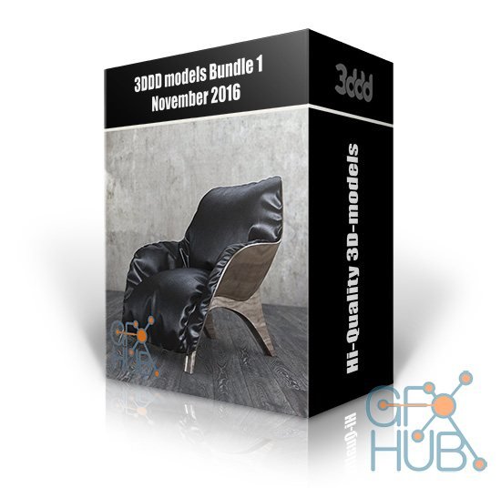 3DDD models – Pack 1 November 2016