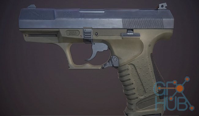 3DMotive – Texturing the Walther P99 Volume 1