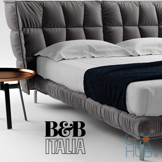 3D Model – B&B Italia Husk Bett Bed | GFX-HUB