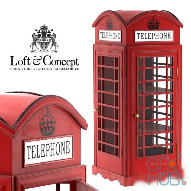 London telephone box by Loft Concept