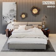 Campo bed by Bonaldo