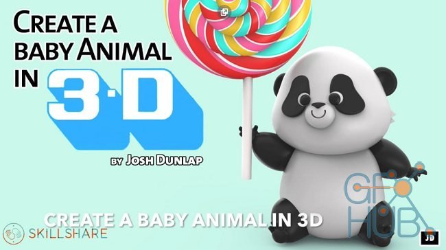 Skillshare – Zbrush – Create a Cartoon Baby Animal in 3D
