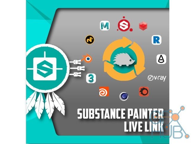Gumroad – FULL Substance Painter Live Link ( Cinema 4D, 3DS Max, Maya, Modo, Blender, Houdini)
