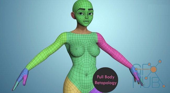 Gumroad – Danny Mac How to Retopologize the Rest of the Body Tier 2