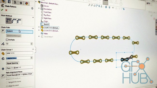 SOLIDWORKS: Saving Time with Component Patterns in Assemblies
