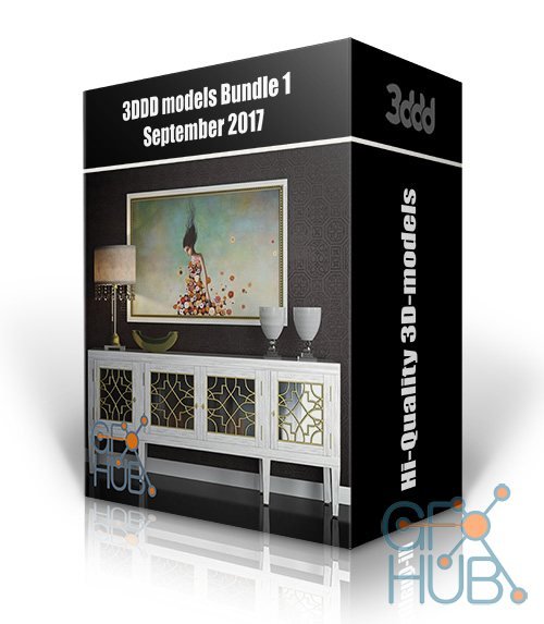 3DDD models – Bundle 1 September 2016 | GFX-HUB