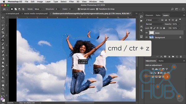 Photoshop CC Creating Social Media Graphics