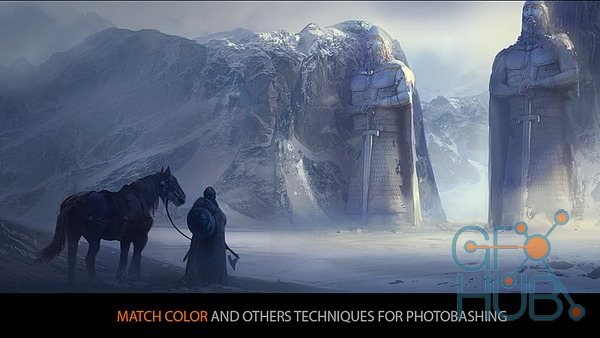Cubebrush – Match Color and Others Techniques for Photobashing