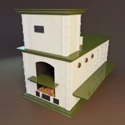 Model of the Russian oven
