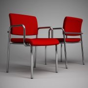 Modern red chair