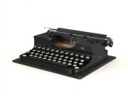 Typewriter in retro style