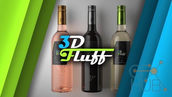 3D Fluff – Cinema 4D R19 Wine Bottle Visualisation Tutorial