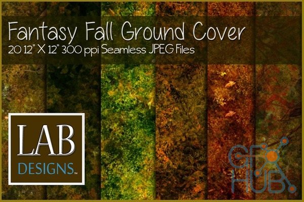 Creativemarket – Seamless Fantasy Fall Ground Cover