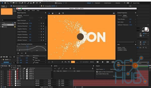 Motion Boutique – Newton 3 for After Effects Win/Mac