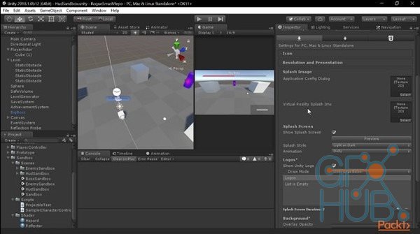 Packt Publishing – Hands-on Game Development with Unity 2018.1