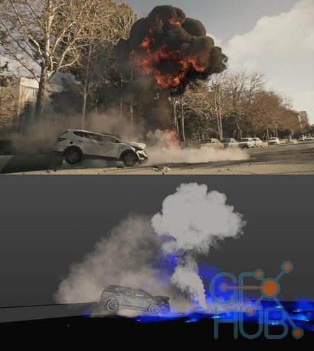 CGCircuit – Cinema4D Car Destruction Part 1