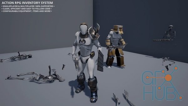 Unreal Engine Marketplace – Action RPG Inventory System