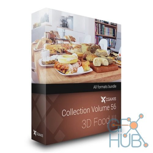 CGAxis Collection Volume 56 3D Food III