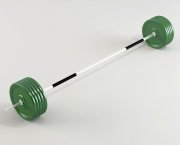 Barbell sports equipment for athletics