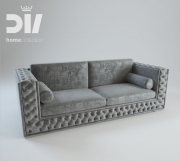DV homecollection sofa 240 VELVET