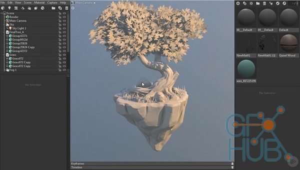 Stylized Forest Sculpting in ZBrush
