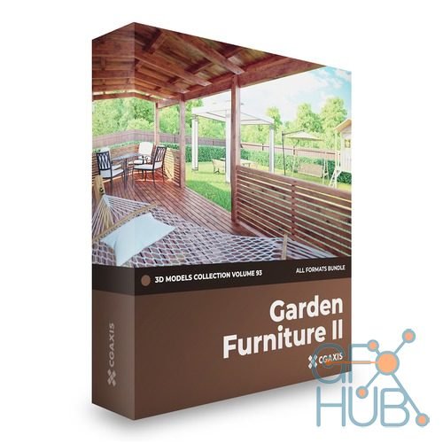 CGAxis – Garden Furniture 3D Models Collection – Volume 93