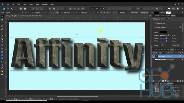 Udemy – Affinity Designer: Design artistic text and Create Fonts