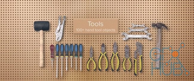 PixelSquid – Hand Tools Collection